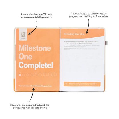 Stretching Sidekick Journal – 66-Day Guided Program to Improve Flexibility, Mobility & Recovery with Daily Routines & Tips