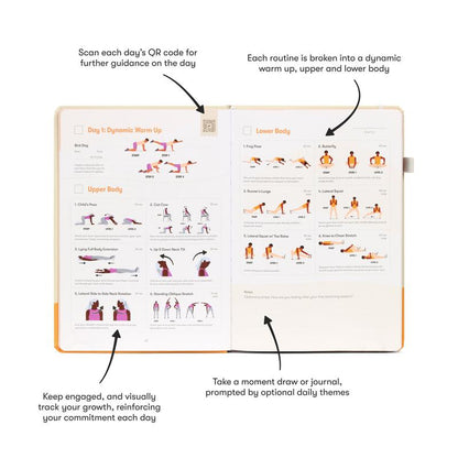 Stretching Sidekick Journal – 66-Day Guided Program to Improve Flexibility, Mobility & Recovery with Daily Routines & Tips