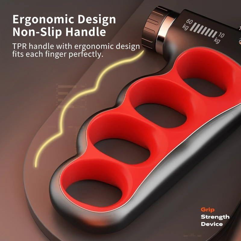 Adjustable Hand Grip Trainer with Electronic Counting New Grip Strength Trainer 5-100KG 11-220LB Adjustable Hand Gripper Strengthener Forearm Exerciser for Adults Training Strength