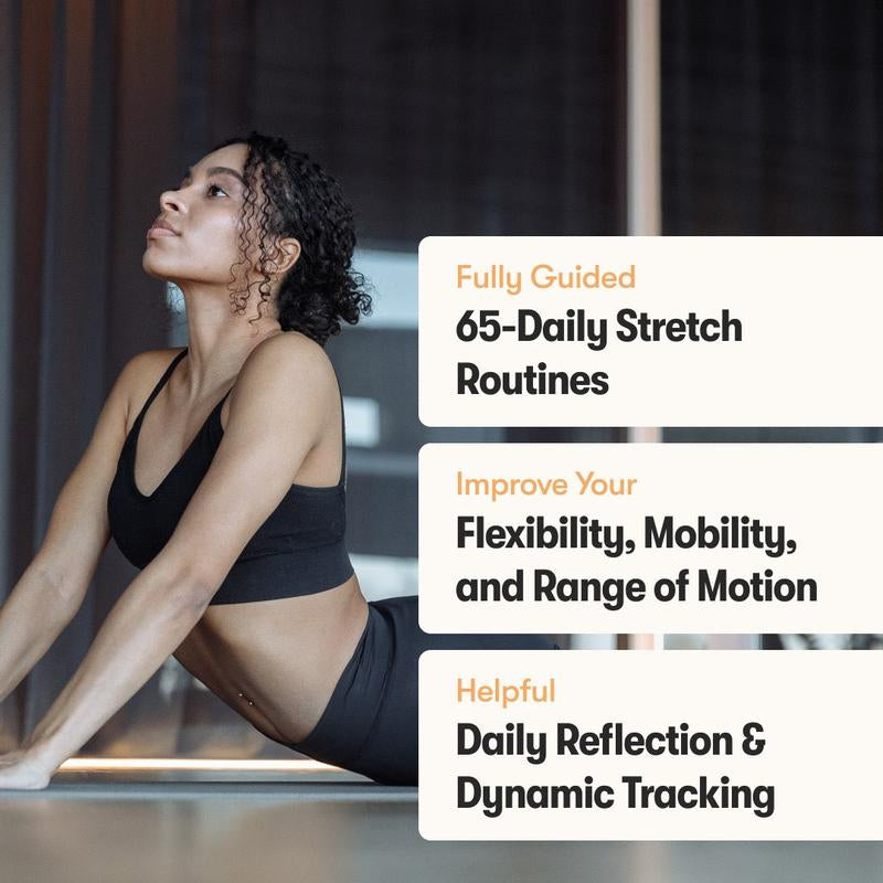 Stretching Sidekick Journal – 66-Day Guided Program to Improve Flexibility, Mobility & Recovery with Daily Routines & Tips