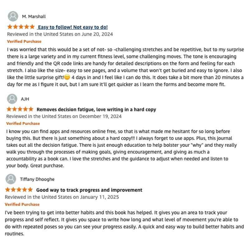 Stretching Sidekick Journal – 66-Day Guided Program to Improve Flexibility, Mobility & Recovery with Daily Routines & Tips