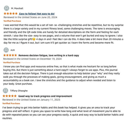 Stretching Sidekick Journal – 66-Day Guided Program to Improve Flexibility, Mobility & Recovery with Daily Routines & Tips